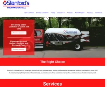 Stanfordlpgas.com(The Right Choice. Stanford’s Propane Gas LLC) Screenshot