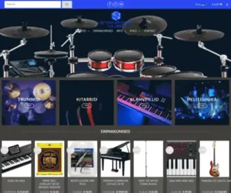 Stanfordmusic.com(Suurim muusikariistade pood Eestis) Screenshot