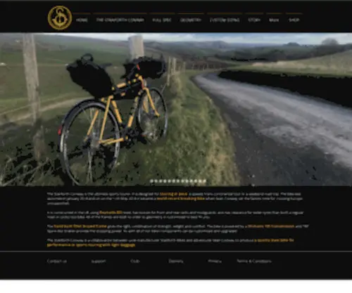 Stanforthconway.co.uk(The Stanforth Conway performance touring bike hand built in the UK) Screenshot