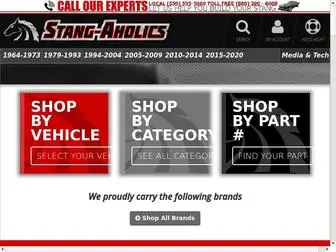 Stang-Aholics.com(We are a Mustang shop) Screenshot