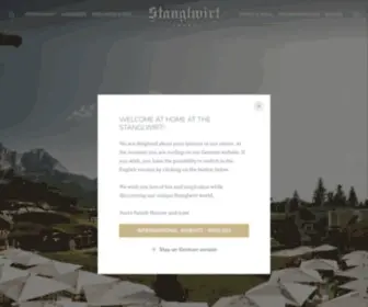 Stanglwirt.com(Wellnesshotel Österreich) Screenshot