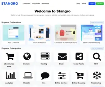 Stangro.com(Startup Tools) Screenshot