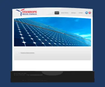 Stanhope.com.br(Stanhope Brasil Energia) Screenshot