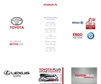 Staniuk.pl(Toyota) Screenshot