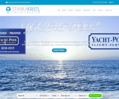 Stankakristl-Yachtcharter.at(Stanka Kristl Yachtcharter) Screenshot
