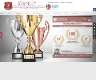 Stanley.edu.in(Stanley College of Engineering & Technology for Women) Screenshot