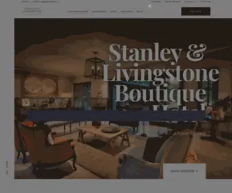 Stanleyandlivingstone.com(The Stanley and Livingstone at Victoria Falls) Screenshot