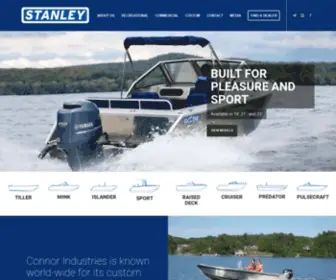 Stanleyboats.ca(Welded Aluminum Boats) Screenshot