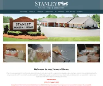 Stanleyfuneralhome.com(Dublin, GA Funeral Home) Screenshot
