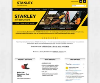 Stanleyhydraulics.com(Industrial Tools & Attachments) Screenshot