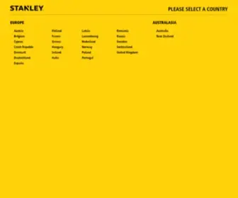 Stanleylasers.com(STANLEY tools) Screenshot