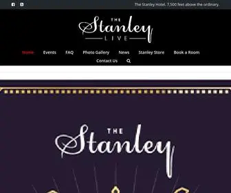 Stanleylive.com(Discover The Stanley Live Concert Series in Estes Park) Screenshot