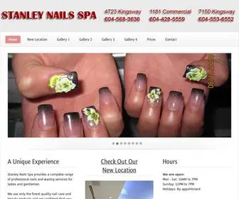 Stanleynails.com(Stanley Nails Spa) Screenshot