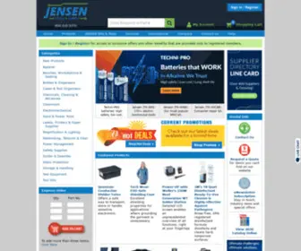 Stanleysupplyservices.com(JENSEN Tools + Supply) Screenshot