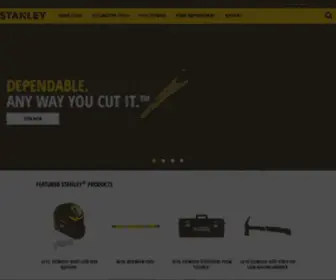 Stanleytools.com(STANLEY®) Screenshot