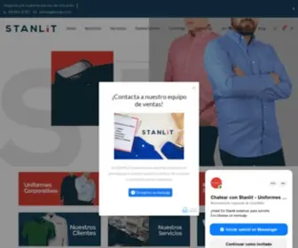 Stanlit.com(Proveedor de Uniformes Ejecutivos en Monterrey) Screenshot