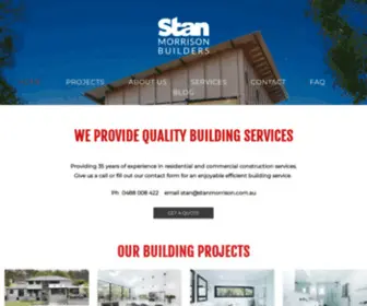 Stanmorrison.com.au(Stan Morrison Builders) Screenshot