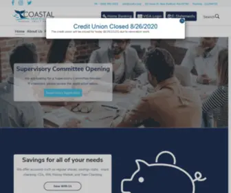 Stannecreditunion.com(Coastal New England Federal Credit Union) Screenshot