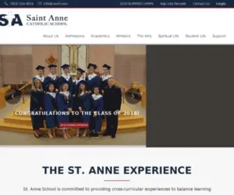 Stanneschool.com(Anne Catholic School) Screenshot