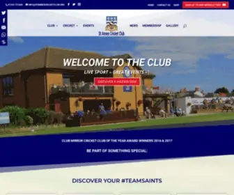 Stannescricketclub.org(St Annes Cricket Club) Screenshot