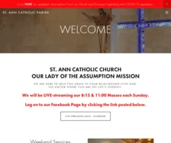 Stanngulfbreeze.org(Ann Catholic Church) Screenshot