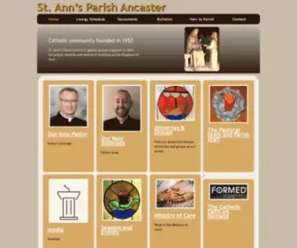 Stannsparish.ca(Ann Parish) Screenshot