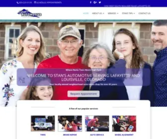 Stansautomotive.com(Auto Repair in Lafayette) Screenshot