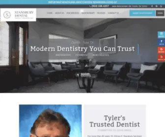 Stansburydental.com(Dentist Tyler) Screenshot