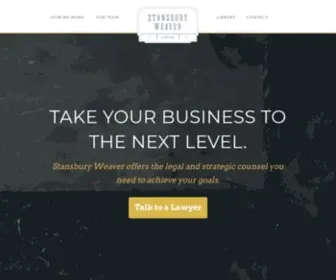 Stansburyweaver.com(Take your business to the next level) Screenshot