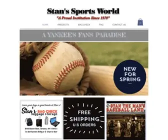 Stanssportsworld.com(A Yankee's Fan's Paradise) Screenshot
