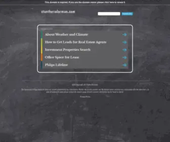 Stantheradarman.com(California Moving Violations and Speeding Ticket) Screenshot