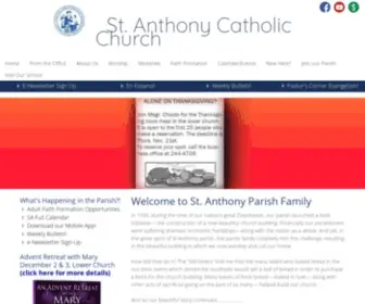 Stanthonydsm.org(Anthony Parish) Screenshot