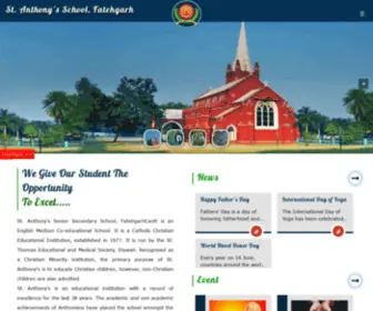 Stanthonyseniorsecondaryschool.com(Best School in India) Screenshot