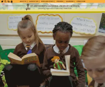 Stanthonysleeds.co.uk(St Anthony's Catholic Primary School) Screenshot
