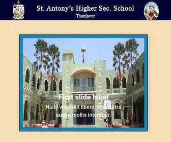 Stantonyshsstnj.in(St.Antony's higher secondary school) Screenshot