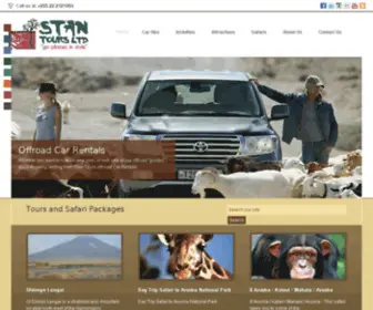 Stantourstz.com(Stan Tours and Car Hire Ltd) Screenshot