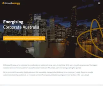 Stanwellenergy.com(Energising corporate Australia) Screenshot