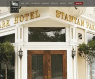 Stanyanpark.com(Stanyan Park Hotel) Screenshot