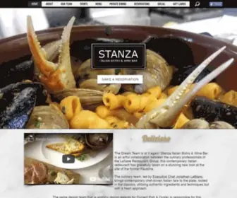 Stanzaslc.com(Italian Restaurant) Screenshot