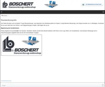 StanzwerkZeug-Onlineshop.de(Willkommen bei Boschert Stanzwerkzeug) Screenshot