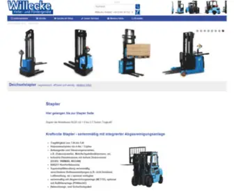 Stapler-Online.biz(Willecke) Screenshot