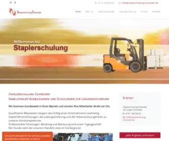 Staplerschulung-SChneider.de(Staplerschulung Schneider) Screenshot