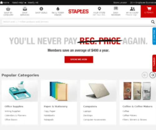 Staples.com(Staples®) Screenshot
