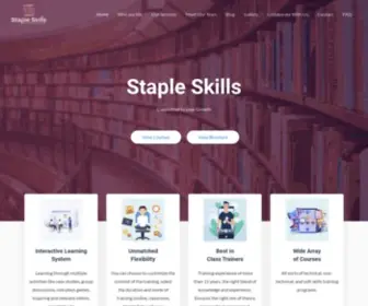 Stapleskills.com(Staple Skills) Screenshot