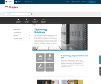 Staplestechnologysolutions.com(Technology Solutions) Screenshot