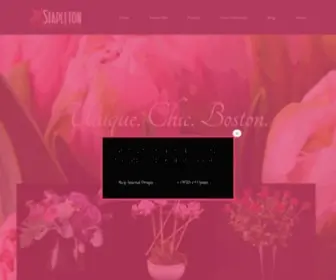 Stapleton-Floral.com(Boston Florist) Screenshot