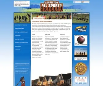 Stapletonallsports.com(Cultivating Skills and Interests) Screenshot