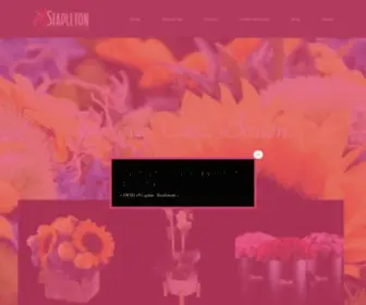 Stapletonfloral.com(Boston Florist) Screenshot