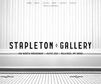 Stapletongallery.com(Stapleton Gallery) Screenshot
