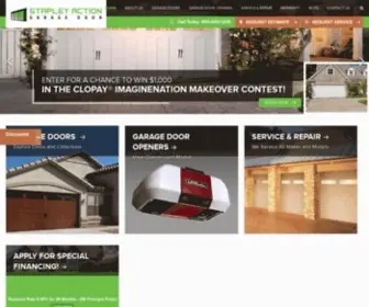 Stapleygaragedoor.com(Stapley Action Garage Door) Screenshot